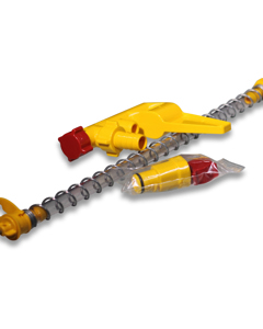 Breather f/flushing autom. w/supporti tube dia 26.7mm yellow